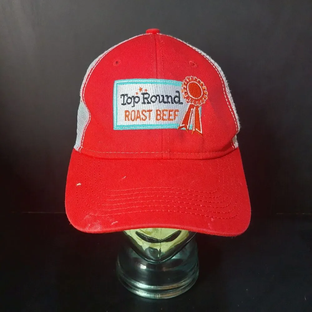 Top Brand Roast Beef Mesh Trucker Style Hook N Loop Hat